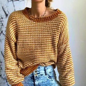 Cyrus Mustard/Gold Chenille Sweater